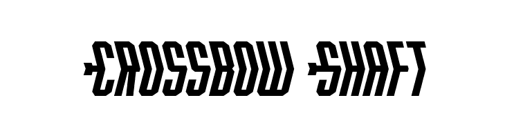 Crossbow Shaft  font caratteri gratis