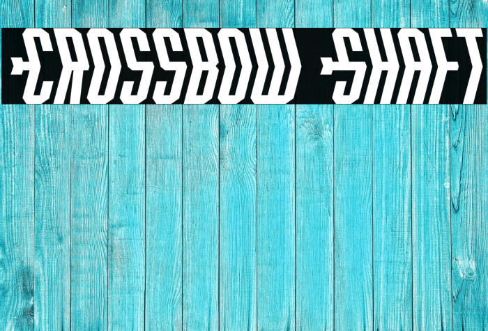 Crossbow Shaft Example 3