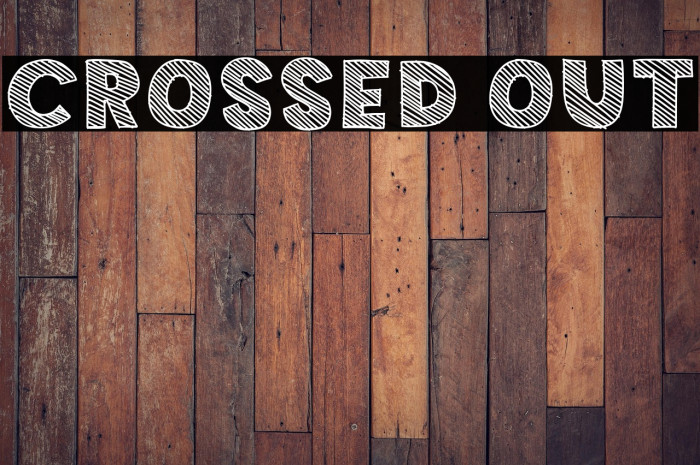 Crossed Out Example 1