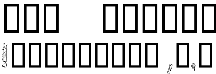 CrossedWires-Condensed Font OTHER CHARS