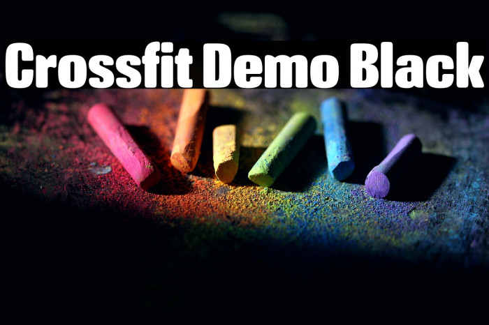 Crossfit Demo Black Example 1
