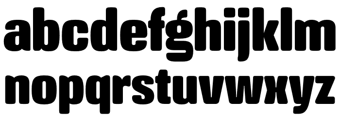 Crossfit Demo Black Font LOWERCASE