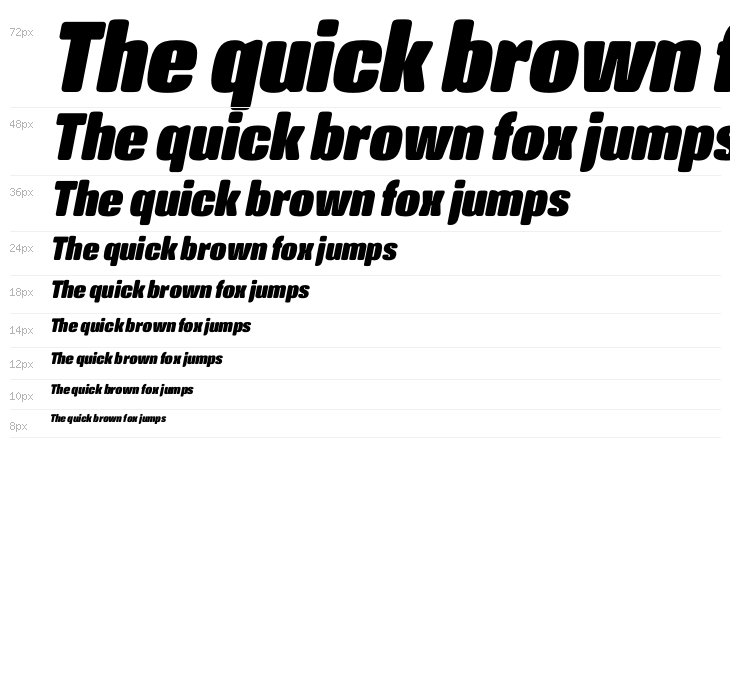 Crossfit Demo Heavy Italic Waterfall