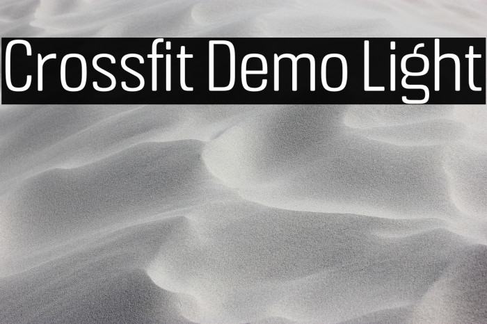 Crossfit Demo Light Example 3