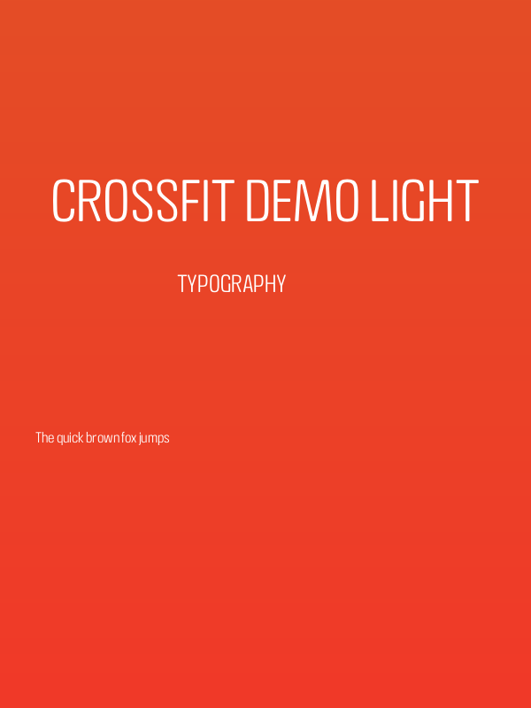 Crossfit Demo Light Poster