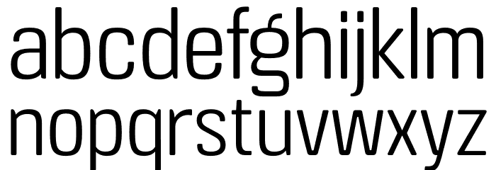 Crossfit Demo Light Font LOWERCASE