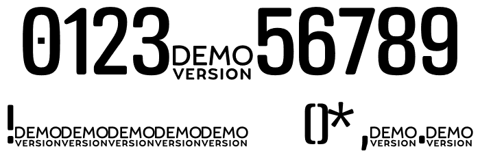 Crossfit Demo Regular Font OTHER CHARS
