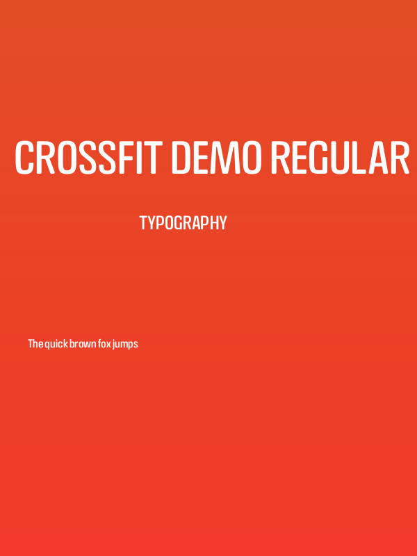 Crossfit Demo Regular Poster