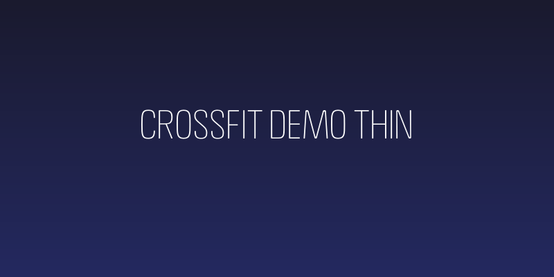 Crossfit Demo Thin Social Header