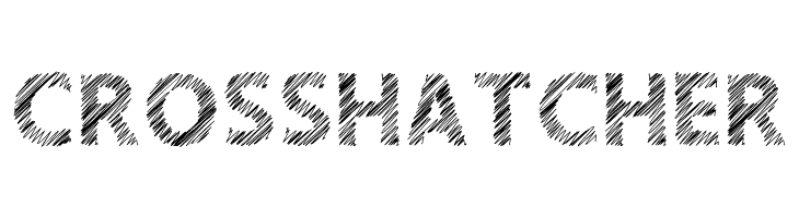 Crosshatcher  免费字体下载