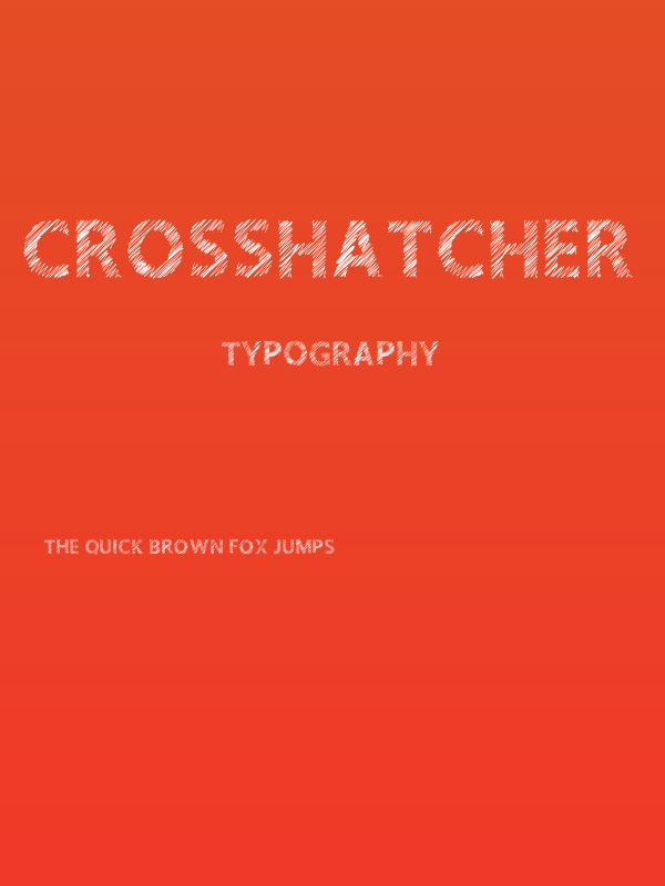 Crosshatcher Poster