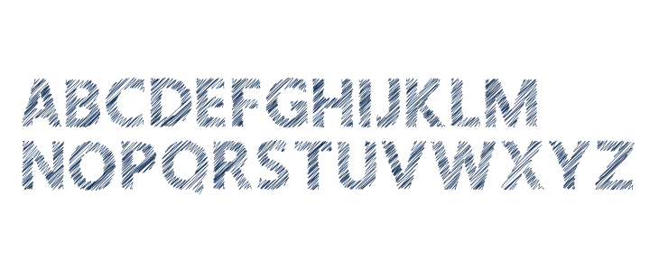 Crosshatcher Lowercase