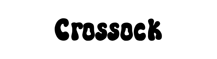 Crossock Font
