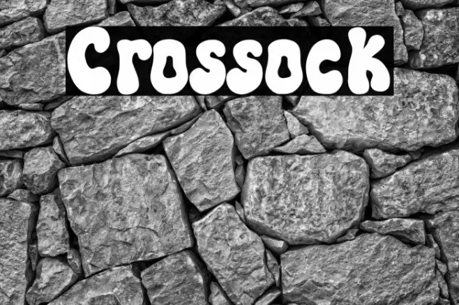 Crossock Font examples