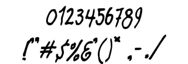 Crosspatchers delight Font OTHER CHARS