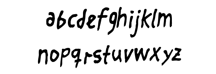 Crosspatchers delight Font LOWERCASE