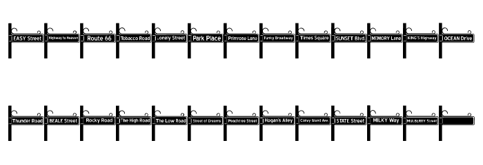Crossroads JL Font LOWERCASE
