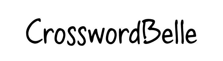 CrosswordBelle  フリーフォントのダウンロード