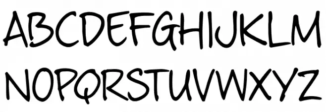 CrosswordBelle Font UPPERCASE