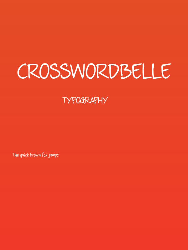 CrosswordBelle Poster