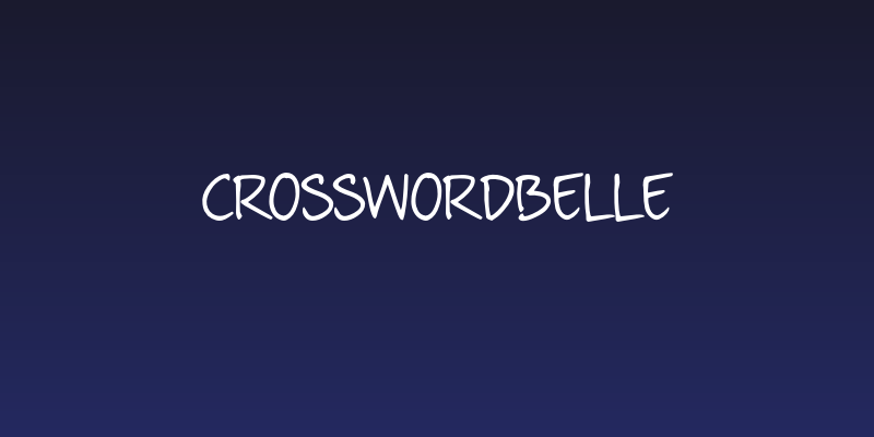 CrosswordBelle Social Header