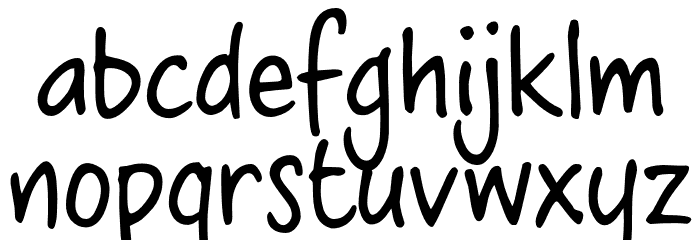 CrosswordBelle Font LOWERCASE