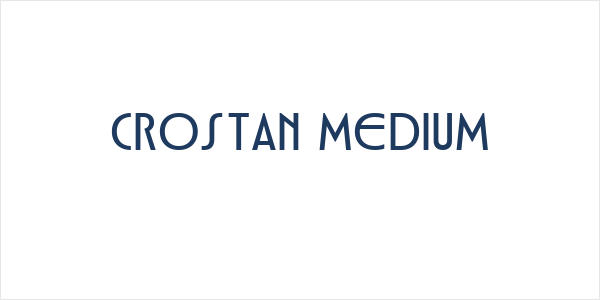 Crostan Medium Logo