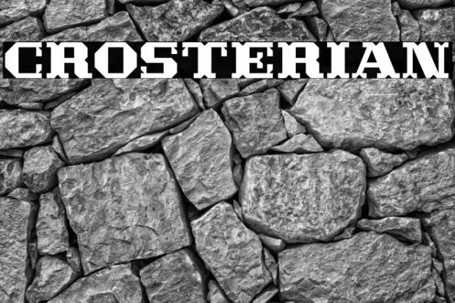 Crosterian Font examples