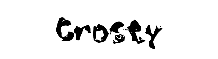 Crosty  font caratteri gratis