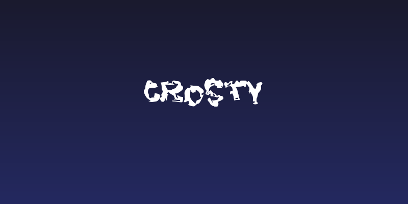 Crosty Social Header