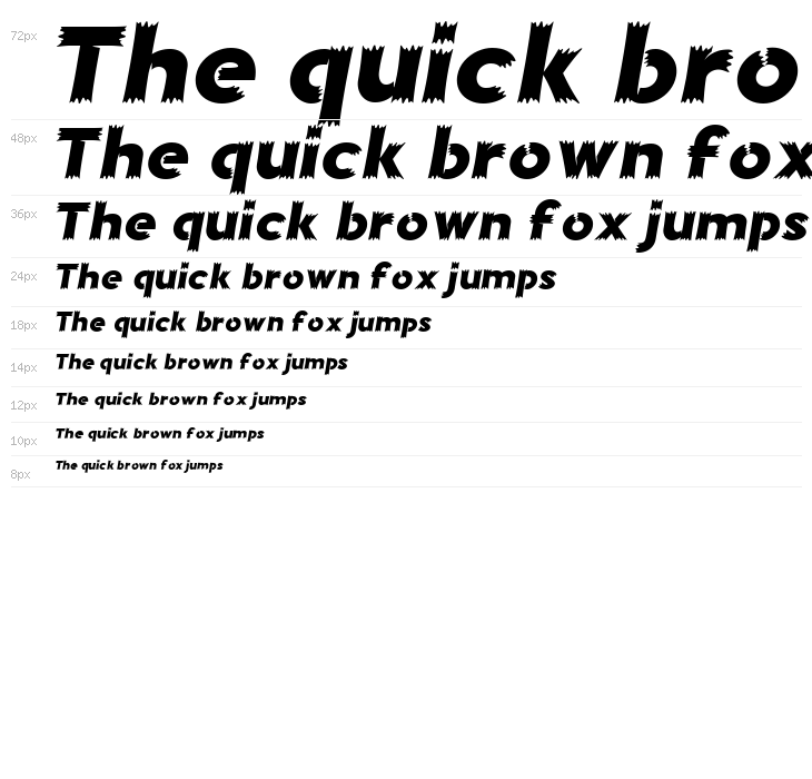 Crotah free version Italic Waterfall