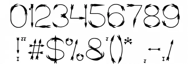 Crow Chief Font OTHER CHARS