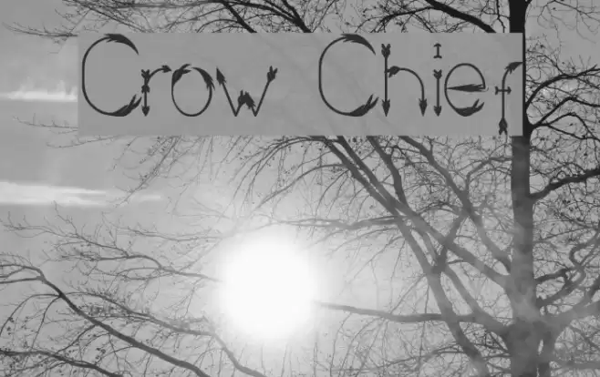 Crow Chief Font examples