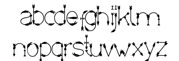 Crow Chief Font LOWERCASE