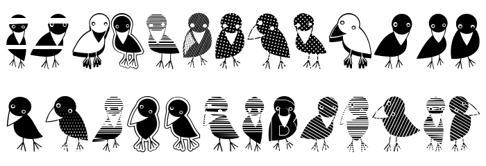 Crow Regular Font LOWERCASE