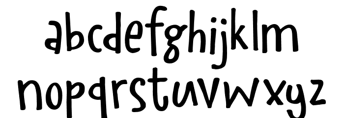 CrowdPleaserDEMO-Regular Font LOWERCASE