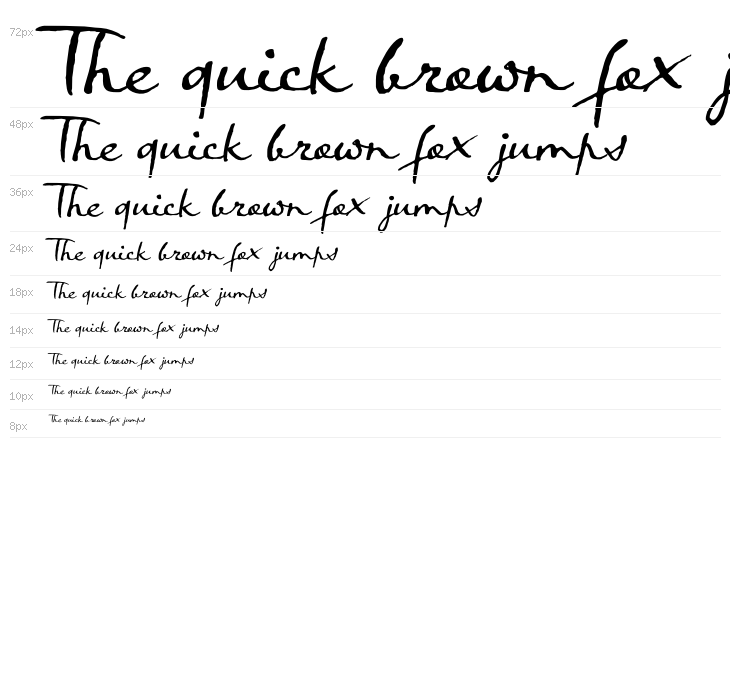 Crowfeather Script DEMO Regular Waterfall