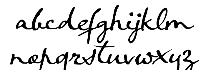 Crowfeather Script DEMO Regular Шрифта строчной