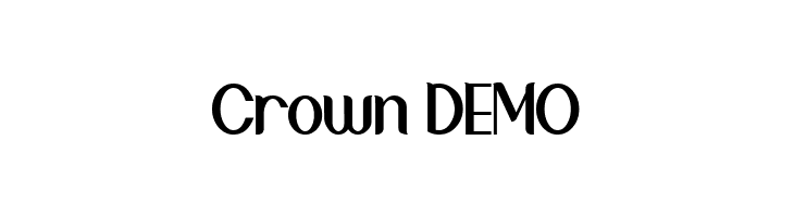 Crown DEMO  les polices de caractères gratuit tlcharger