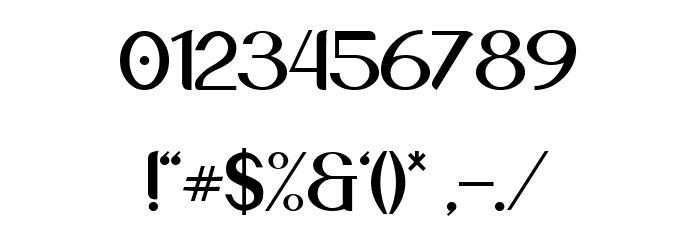 Crown DEMO Font OTHER CHARS