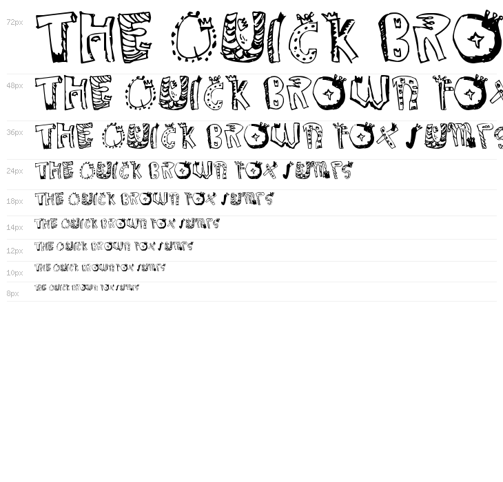 Crown Doodle {denne} Waterfall