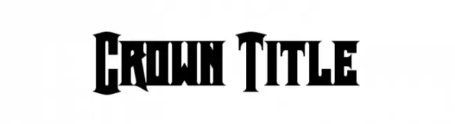 Crown Title  لخطوط تنزيل