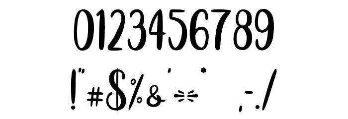 CrownyPersonalUse Font OTHER CHARS