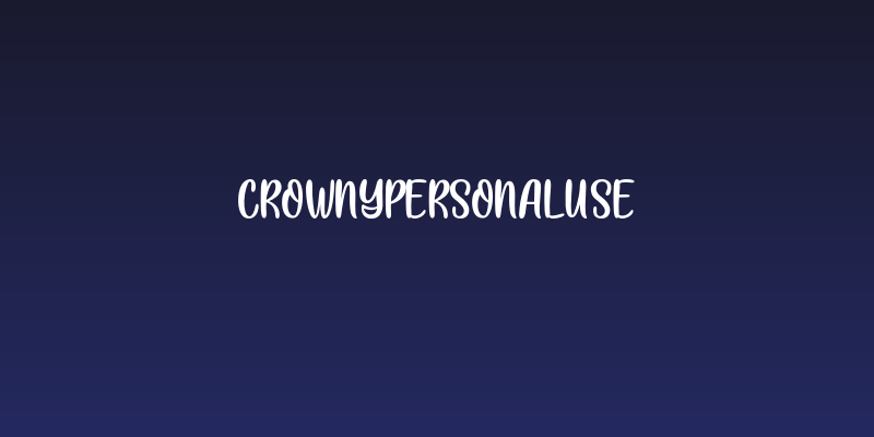 CrownyPersonalUse Social Header