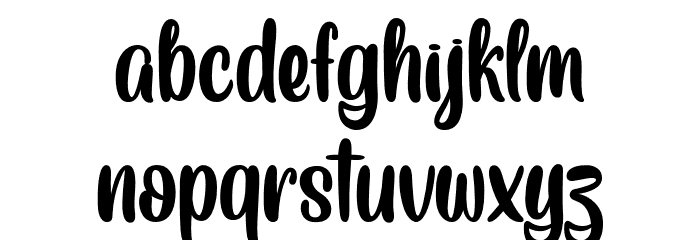 CrownyPersonalUse Font LOWERCASE