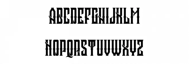 Crozzoe Personal Use Regular Шрифта ВЕРХНИЙ