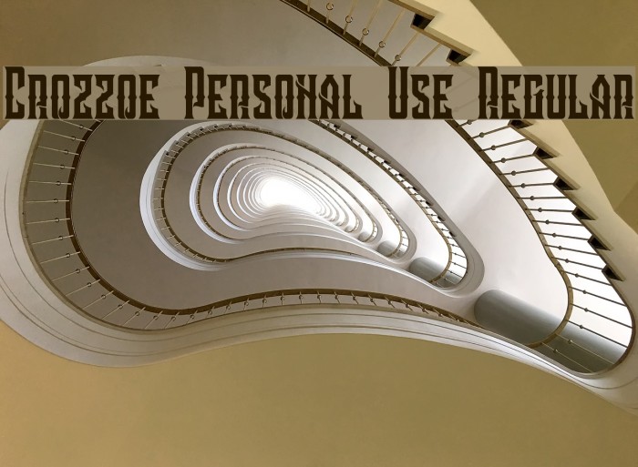 Crozzoe Personal Use Regular Example 1