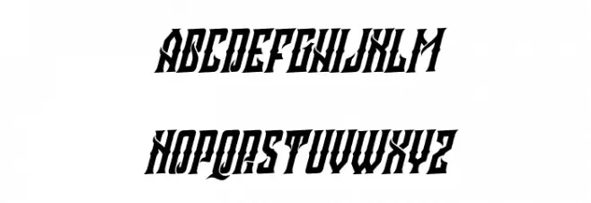 CrozzoePersonalUse-Regular フォント 小文字