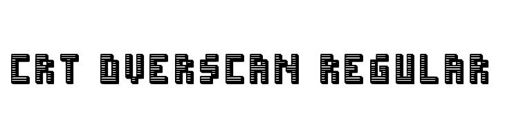 Crt Overscan Regular  免费字体下载