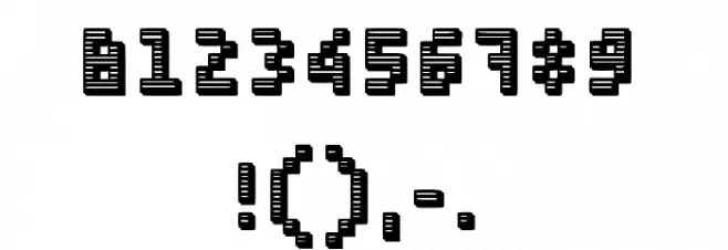 Crt Overscan Regular Font OTHER CHARS